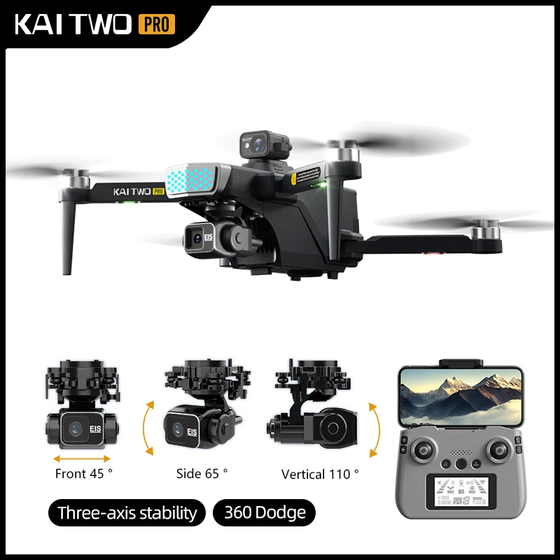 

K2 GPS Drone Camera 8K Professional FPV Dron With 4K Camera Aerial Photography 3-Axis Aircraft RC Quadcopter Obstacle Avoidance