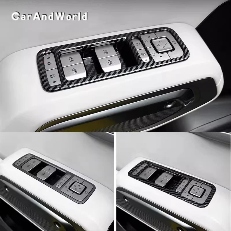 

Inner Gate Armrest Door Window Lift Switch Frame Cover Trims Car Accessory For BYD Formula Equation Leopard Titanium 3 2025 2026