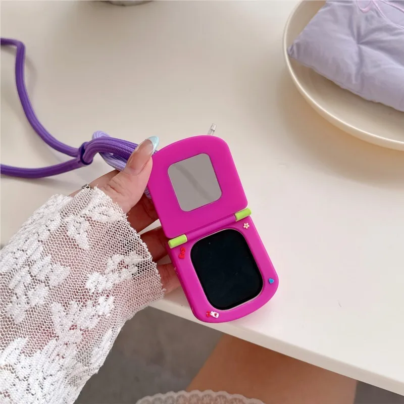 For Apple Watch Sport 1/2/3/4/5/6/7/8/9st Gen S10 S11 Ultra SE For 38/45/41/44/42/46/49mm Buzz Lightyear Flip Mirror Kids Case - view 6
