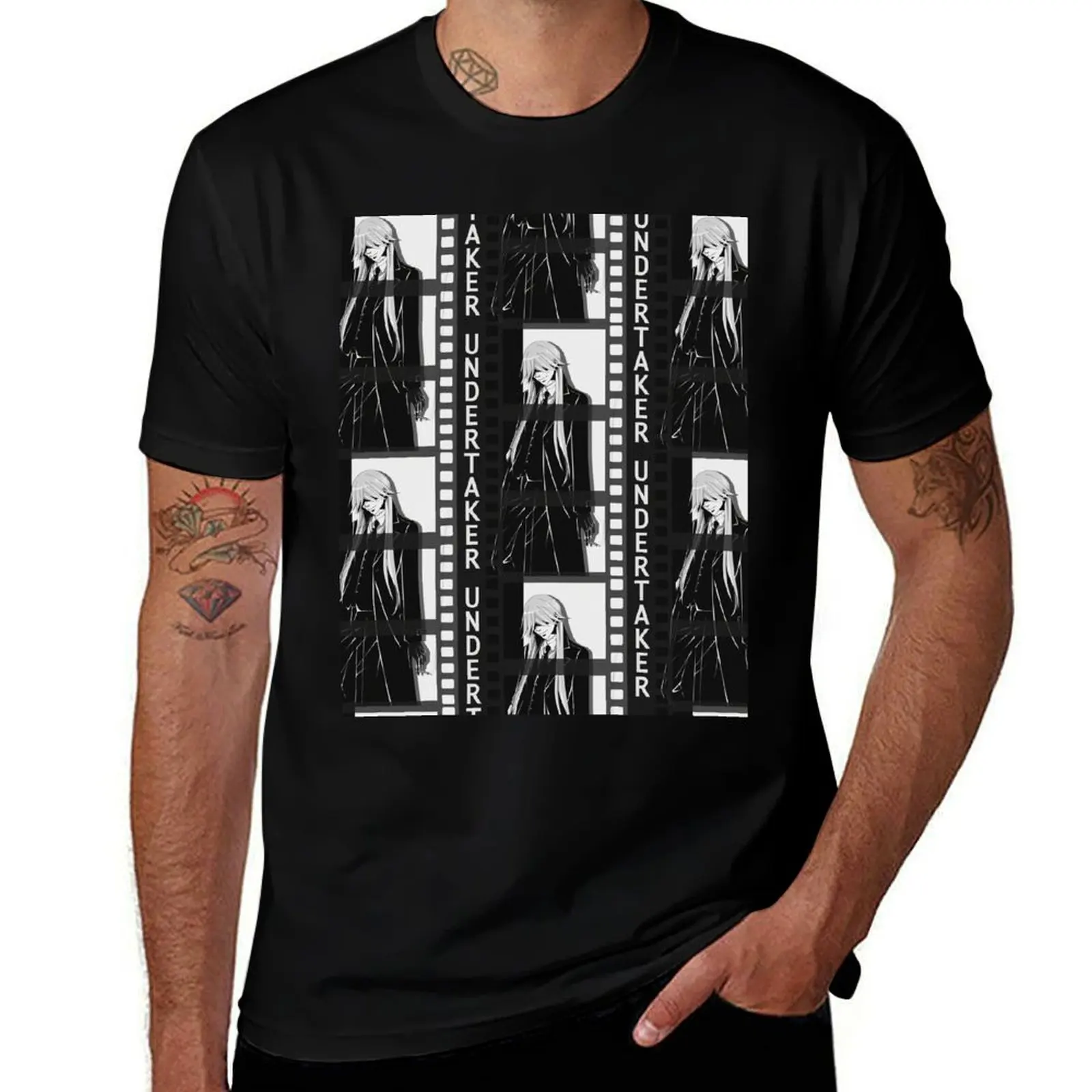 Undertaker Black Butler T-Shirt Trend Art Print T-Shirt