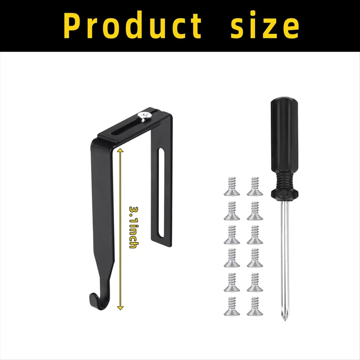 Cubicle Hangers Universal Partition Hanger Set 12Pcs Hangers Metal
