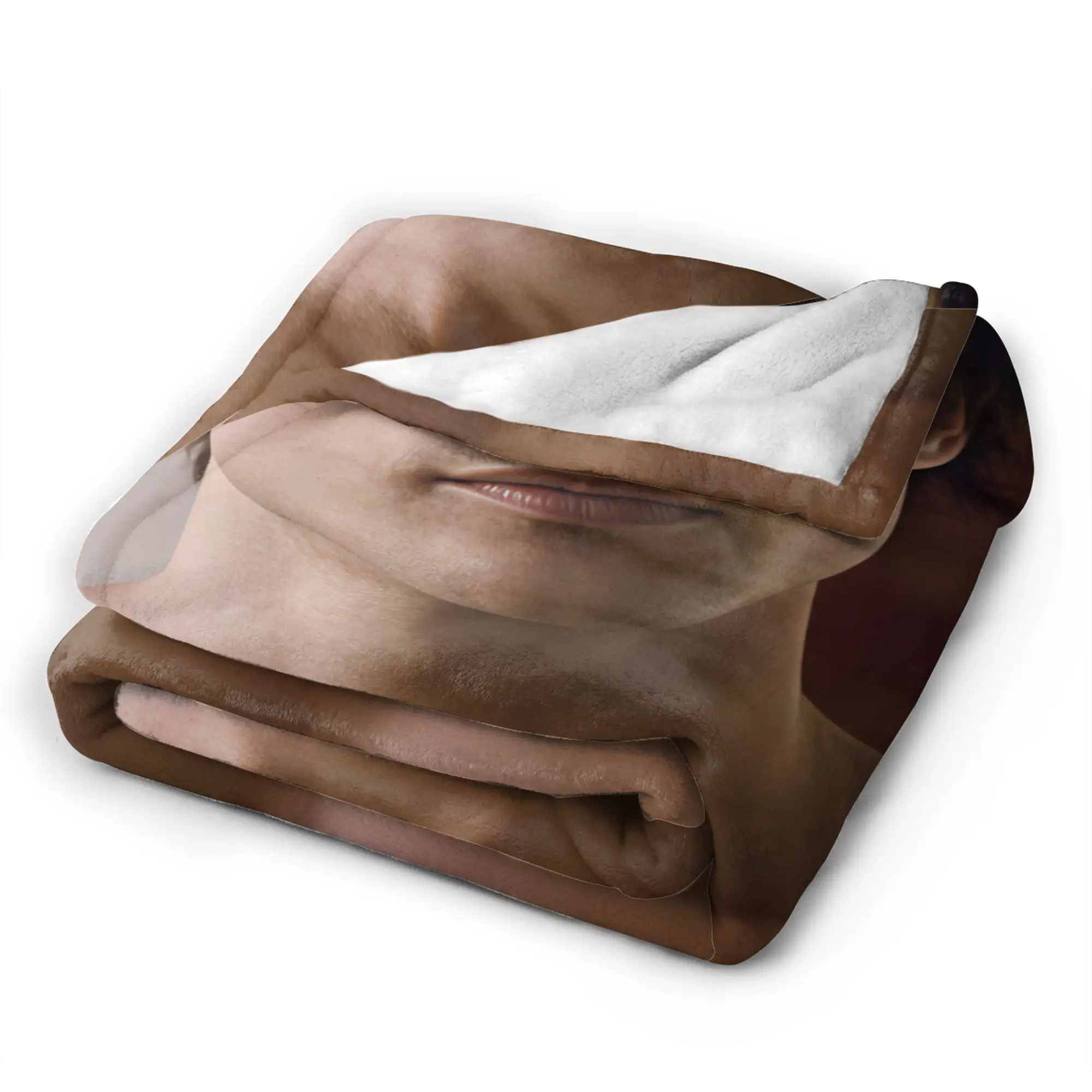 VIKAMA Vampire Diaries Damon Portrait Flannel Blanket Girl  Warm Cozy Throw Blanket Autumn Couch Chair Bedspread Sofa Bed Cover