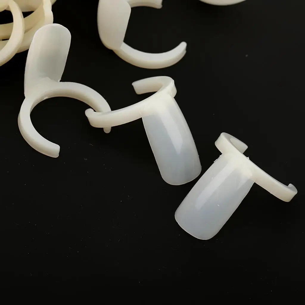 50개 손가락 천연 인조 네일 아트 디스플레이 연습 팁