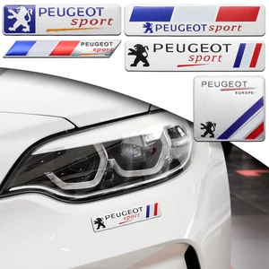 3D -Aluminium -Metallautoaufkleber für Peugeot, Körperstyling, Emblem, Peugeot 306, 308, 408, 108, RCZ, 208, 107, 106, 206, 207, Accessoire -Aufkleber 8 Hauptverkäufe Peugot Emblem 206 - №5