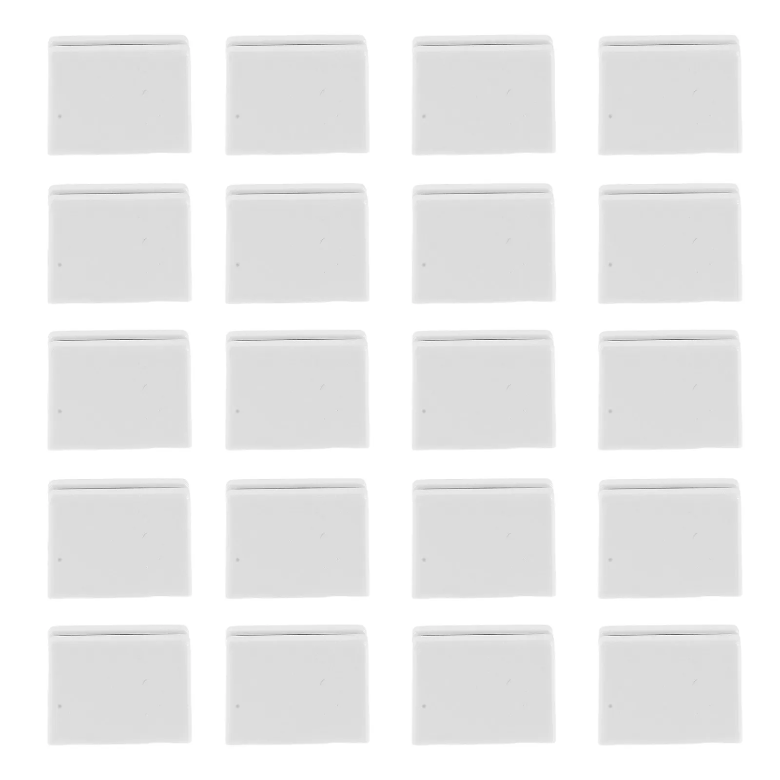 20 Peças Botões Universais para Mixer, Capas de Fader de Plástico Branco, Substituição de Potenciômetro Deslizante de 4mm, Acessórios para Console de DJ