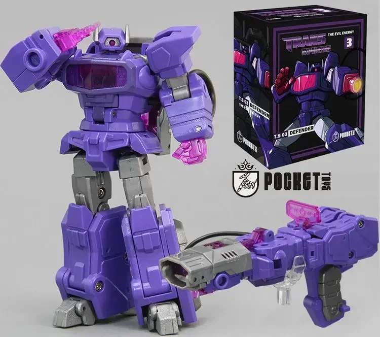 Small-scale Transformation PT03 Watchers Shockwave KO Iron Factory Pocket War PT04 Sound Wave