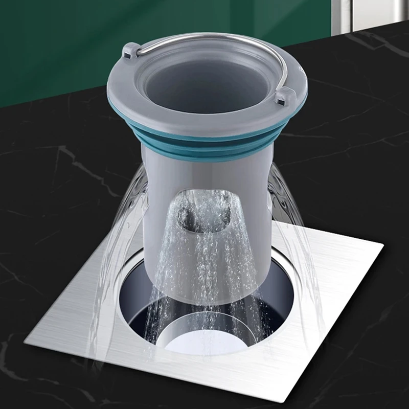 Universal Floor Drain Core Kitchen Sewer Anti-Insect Deodorant Water Stopper Bathroom Shower Washing Machine Round Siphon Plug