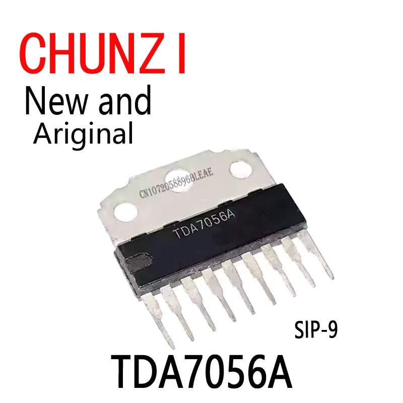 10pcs New and Original TDA7056 TDA7056B Sound Amplifier Chip SIP-9 TDA7056A