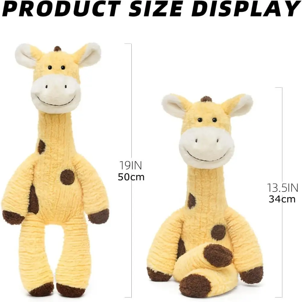 Presente criativo macio girafa brinquedo de pelúcia pp algodão padrão animal brinquedo de pelúcia adorável sono fofinho travesseiro