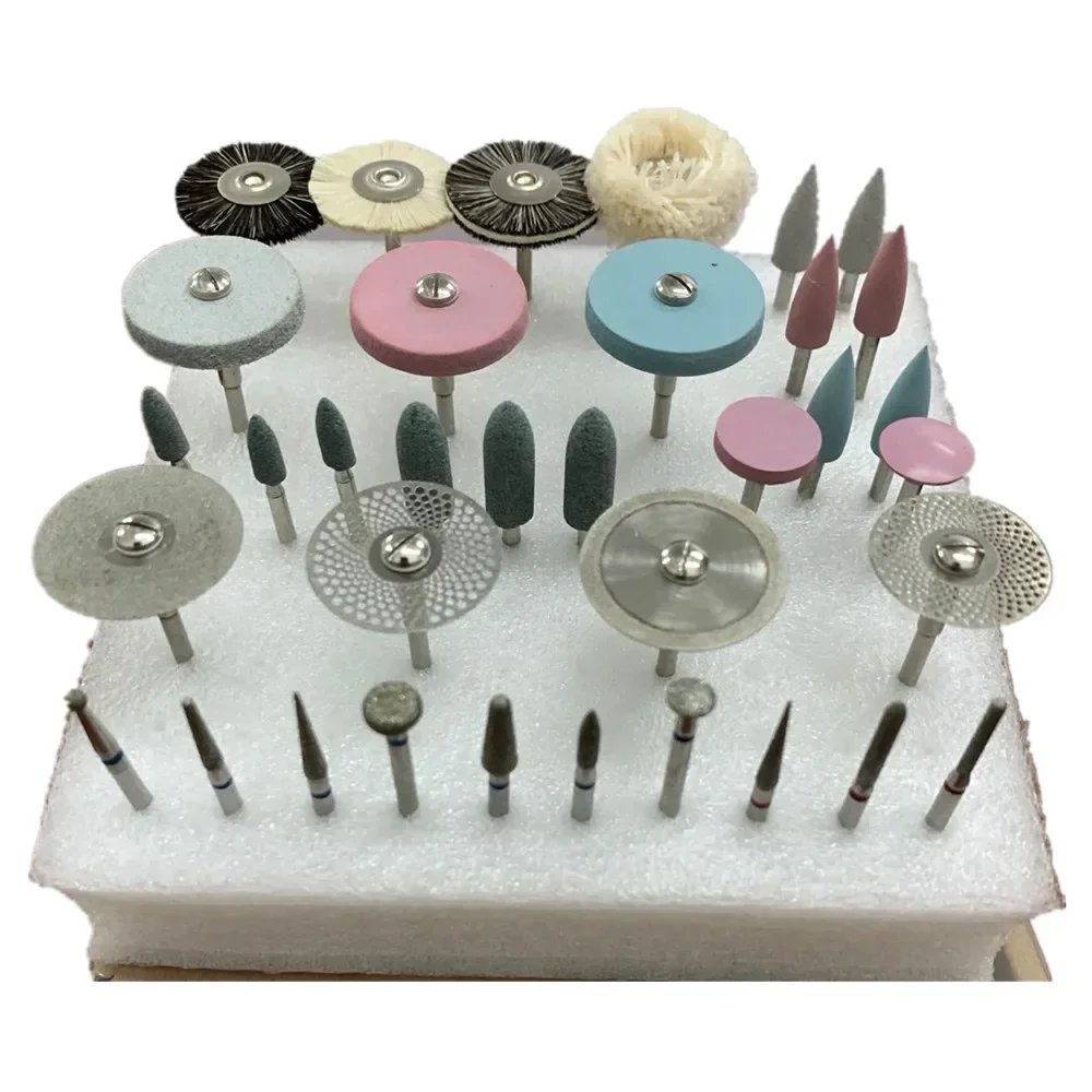 

Dentals Lab Polisher Ceramics Diamonds Grinding Drills Porcelains Burs Kit/ Grind and polish ceramic porcelain