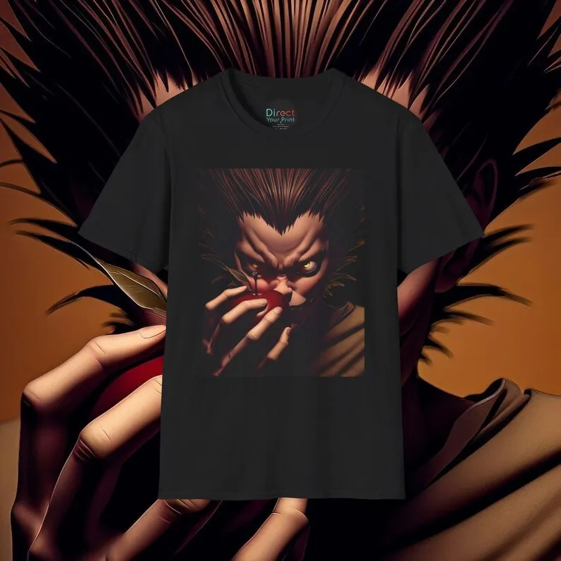 Death Note 3D T-shirt % Premium Quality Graphic Tee for Fans & Collectors - Unique Anime Apparel in Various Sizes