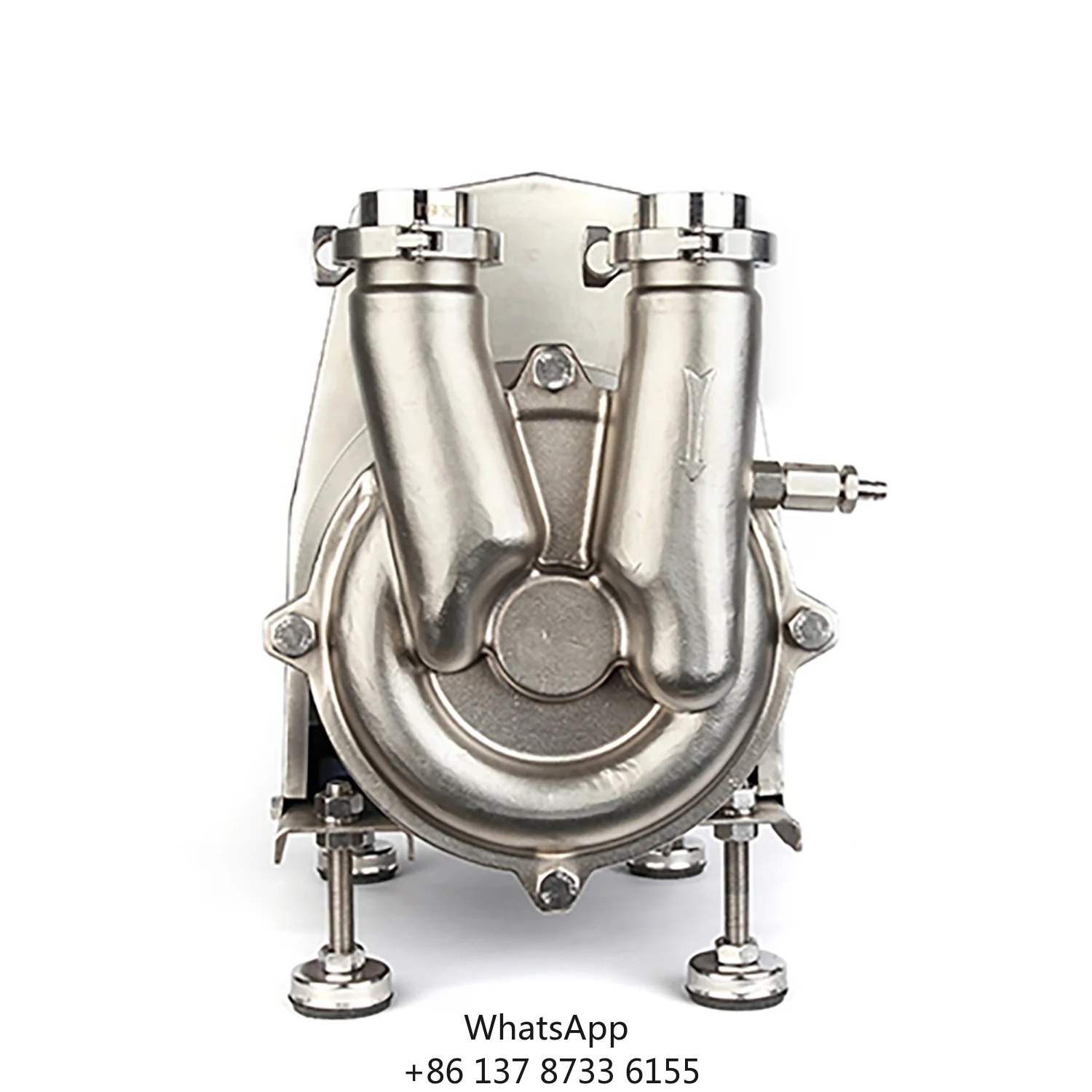 

Quality Certification 7.5HP 5.5KW CIP-B25 Stainless Steel Food Grade SS316L Tri Clamp Self Priming Suction Pump For Beverages