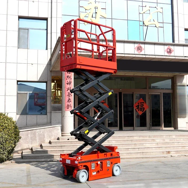 6M 8M 12M Mobile Electric Lifting Hydraulic Automatic Elevator for Construction Self- Propelled Scissor Lift