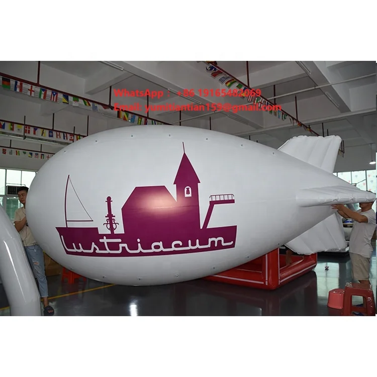 Outdoor Advertising Colourful Playground Gonflables air Ship White Inflatable Hot air Inflatable Balloons for Sale Wholesale 1 B