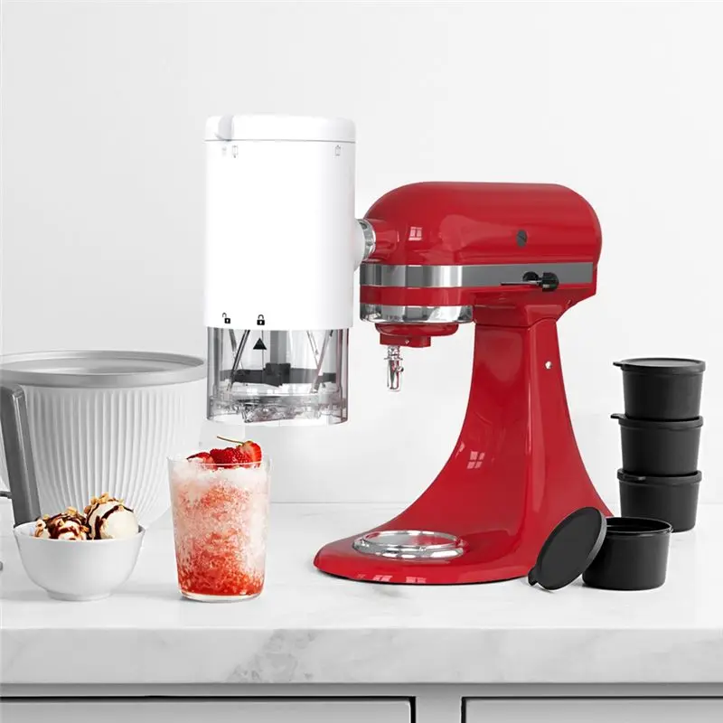 TAIGH-1 SET Shave Ice Attachment For Kitchenaid Stand Mixer Shaved Ice And Snow Cone Attachment For Kitchenaid Stand Mixer
