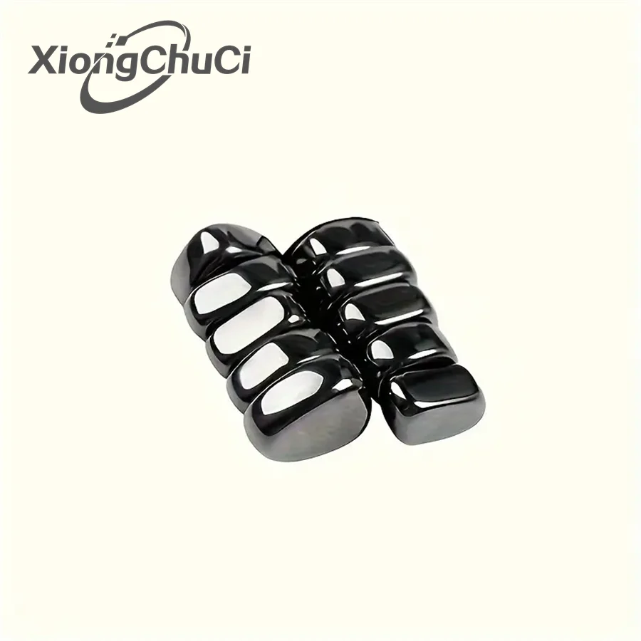 XiongChuCi Magnet kulkas multi-fungsional, Magnet kulkas hiburan penghilang stres blok magnetik hitam Lodestone dipoles