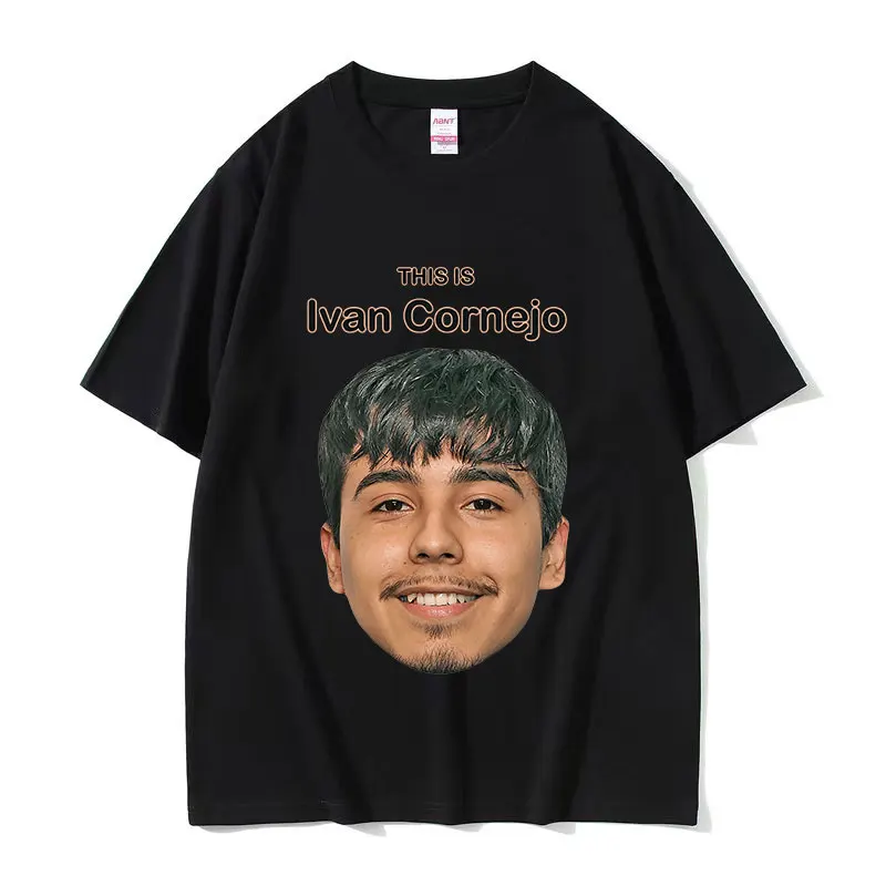 

Singer This Is Ivan Cornejo Graphic T Shirts Men's Retro High Quality Fashion T-shirt Hip Hop Oversized Cotton Tshirt Streetwear