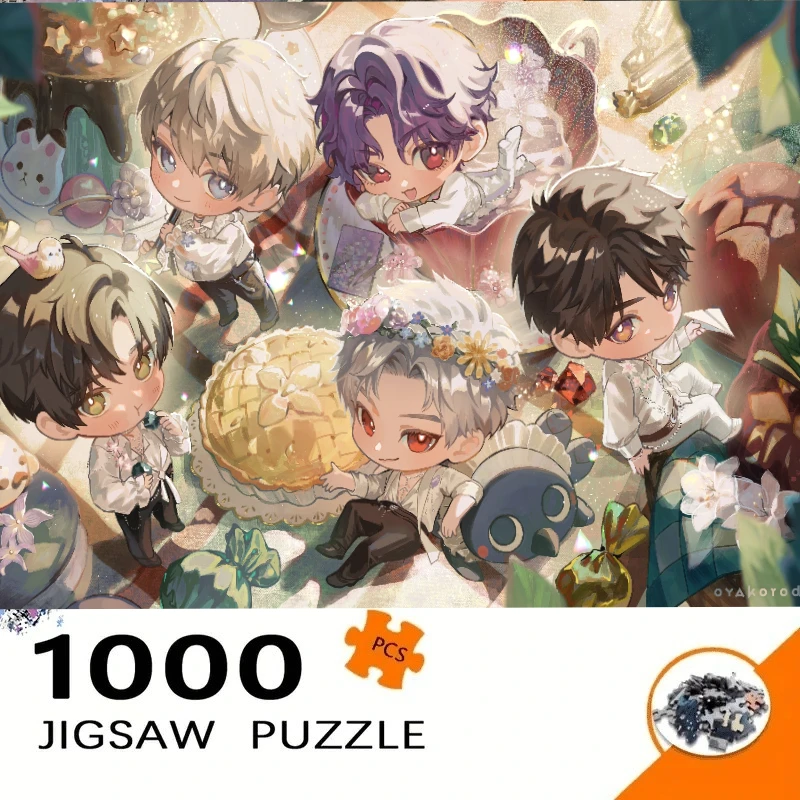

1000 элементов пазлов для взрослых Love and Deepspace, развивающие игры-головоломки, красочные пазлы, подарки, декор для дома