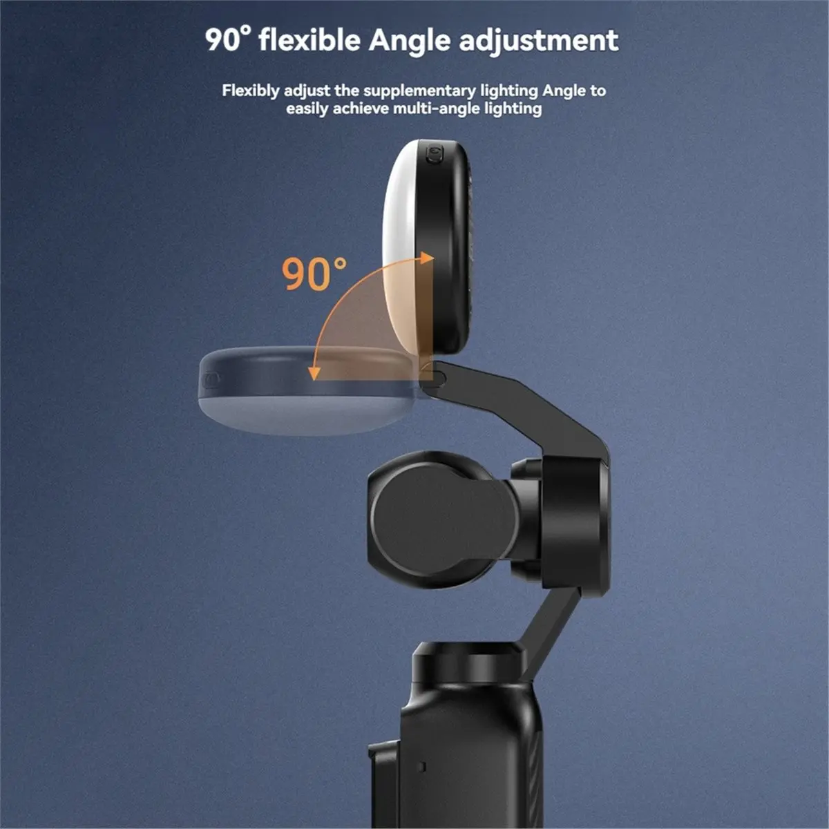 Fill Light for Pocket 4 Magnetic Fill Light 4 Brightness Levels 3 Color Temperatures for Pocket 4 Accessories