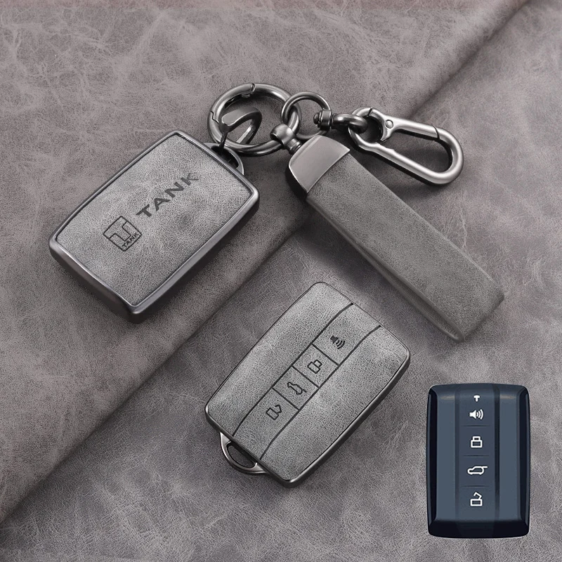 

Portable for Great Wall GWM WEY TANK 300 500 400 700 2022 2023 Remote Car Key Case Cover Fob Auto Holder Bag Accessories