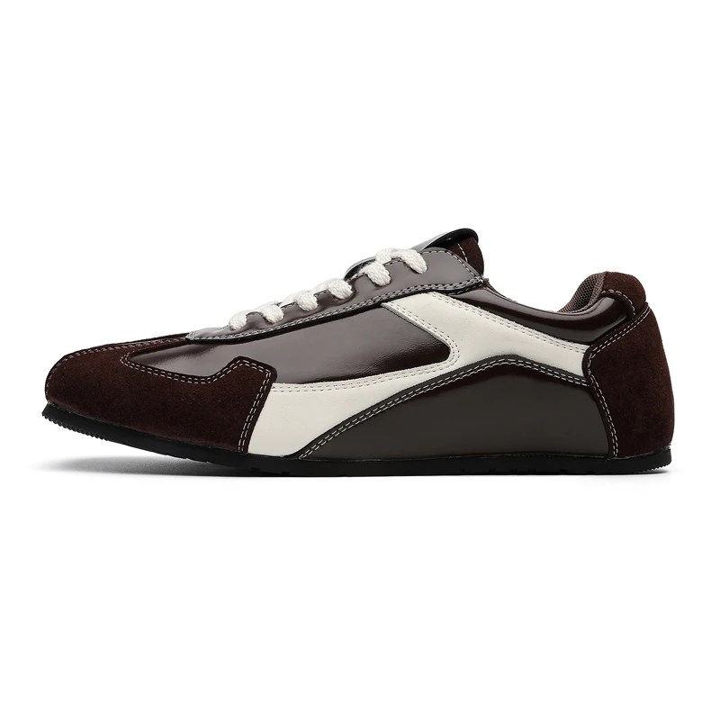 Vintage Old Money Style Men Sneakers 2026 Spring Autumn New Arrival Versatile Daily Wear Soft Comfort Casual Sports Trainers