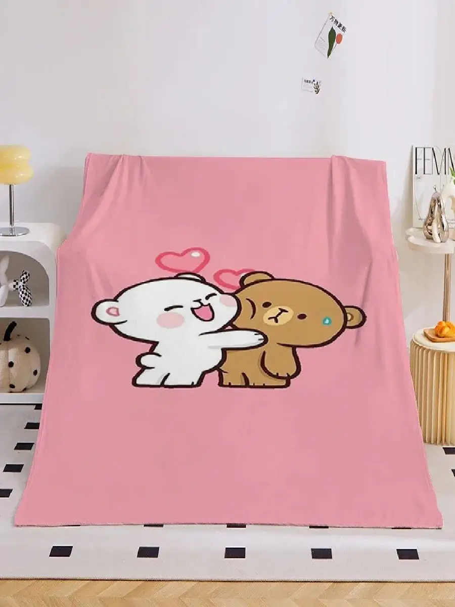 Warm Fleece Throw Blanket for Sofa Bed Camping Custom Nap Soft Fluffy Microfiber King Size Winter Home Textile