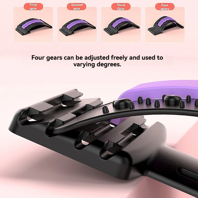 요추 마사지 보드, 척추 교정 스트레칭, 신경 압박 완화 및 허리 지지 기능 제공