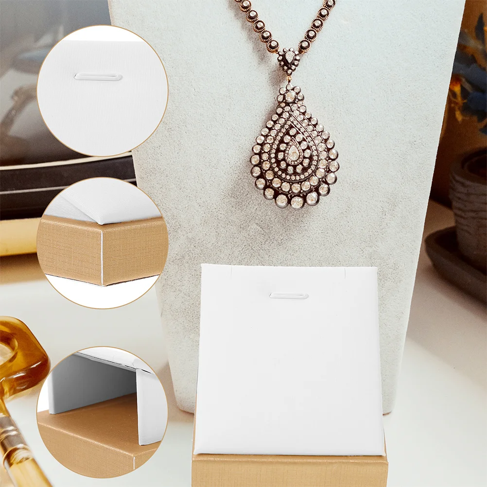 

2 шт., подставка для ожерелья, органайзер для ювелирных изделий, легкая портативная витрина, стойка для домашнего магазина, торговых шоу, дисплей для ожерелья