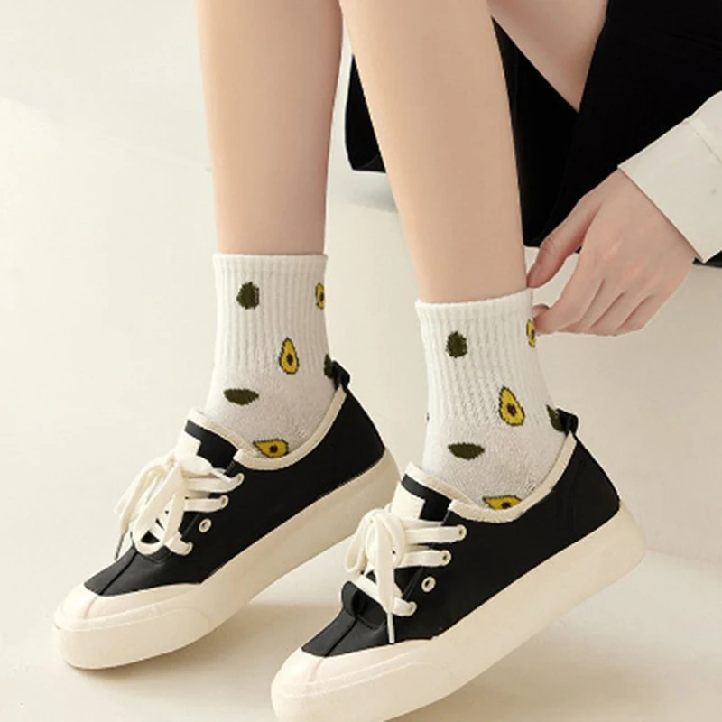 Cotton  Pattern Ankle Socks Quick-Drying Anti-Slip Sweat absorbing