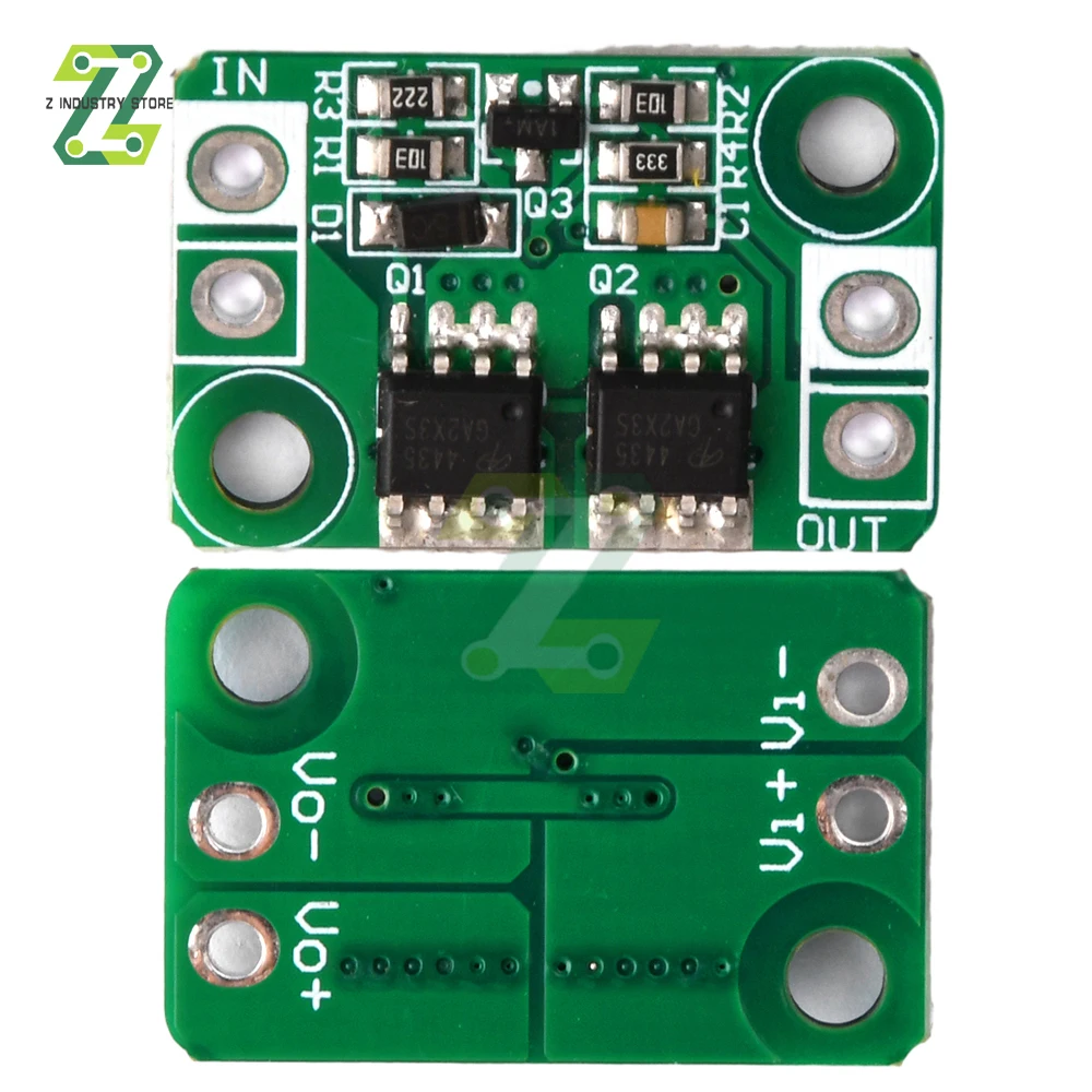 DC 3-30V 4A/8A Ideal Diode Module Battery Charging Charger Anti Reverse Connection Power Protection Board Module Common Ground