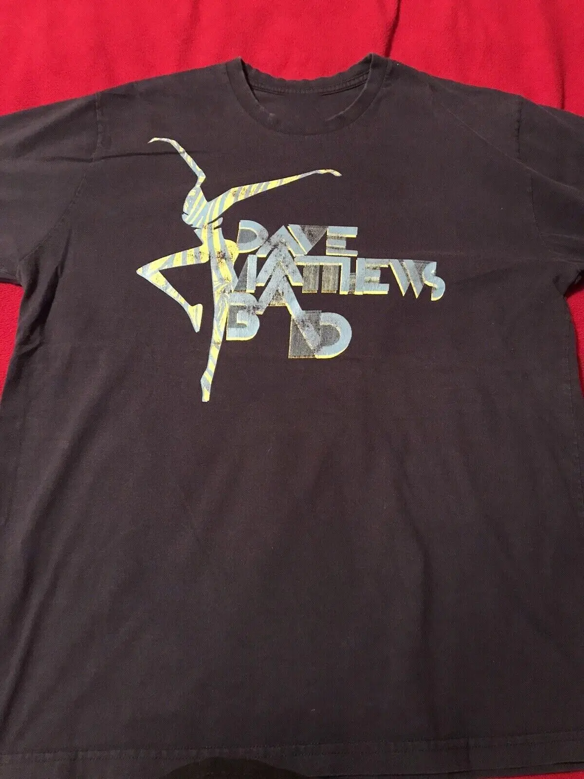 قميص Dave Mathews Band 2010 بأكمام قصيرة أسود لجميع المقاسات AH1080