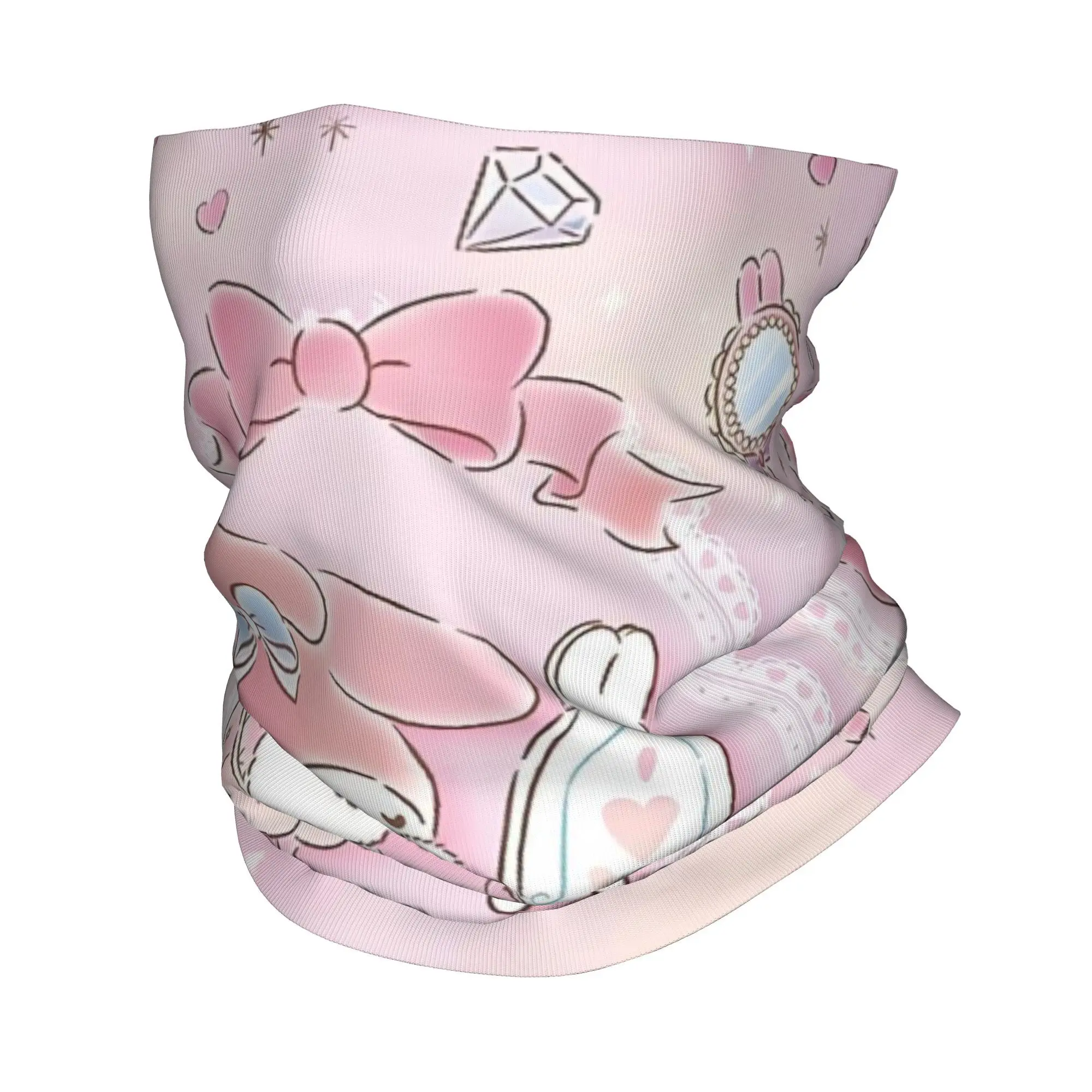 Custom Melody Winter Headband Neck Warmer Women Men Ski Cycling Tube Scarf Cartoon Movie Kawaii Design Face Bandana Gaiter