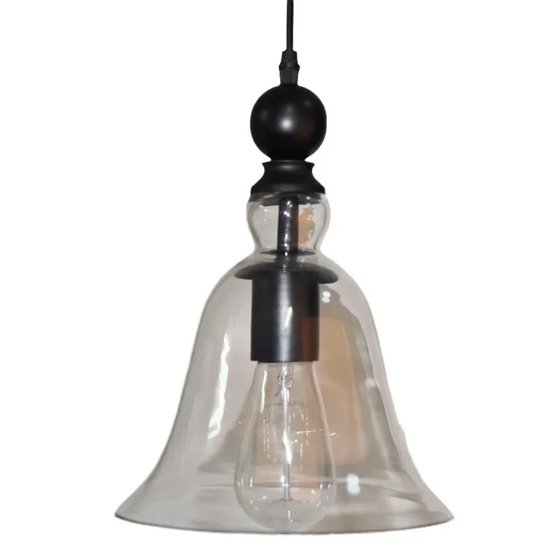 

Loft Restaurant Bar Cafe Nordic American Country, Industrial Creative Crystal Bell Chandelier