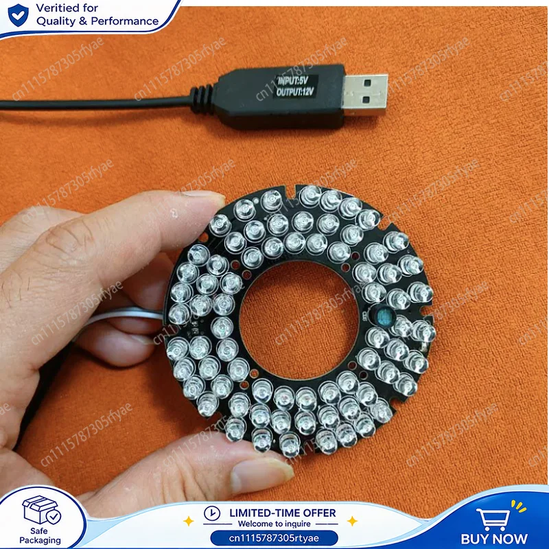 5V USB 72 LED 850nm Infrared Fill Light for CCTV Security Camera Night Vision Surveillance Auxiliary Lighting view 5