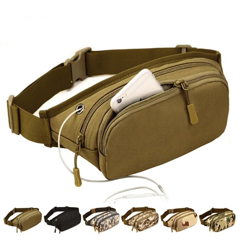 Fanny Pack Sports Festival Workout Traveling Running Large Crossbody Casual Hands-Free Wallets Waist Pack Phone Bag