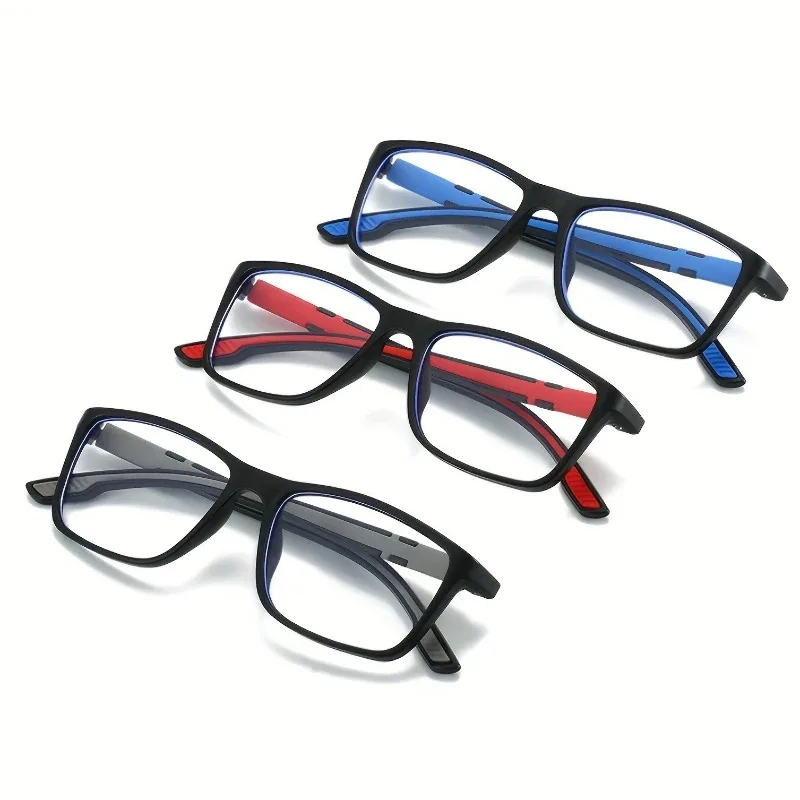 3PCS Ultra-Light Sports TR90 Reading Glasses Fashion Anti-Blue Light Reading Glasses Sports Frames Unisex Men Women image 4