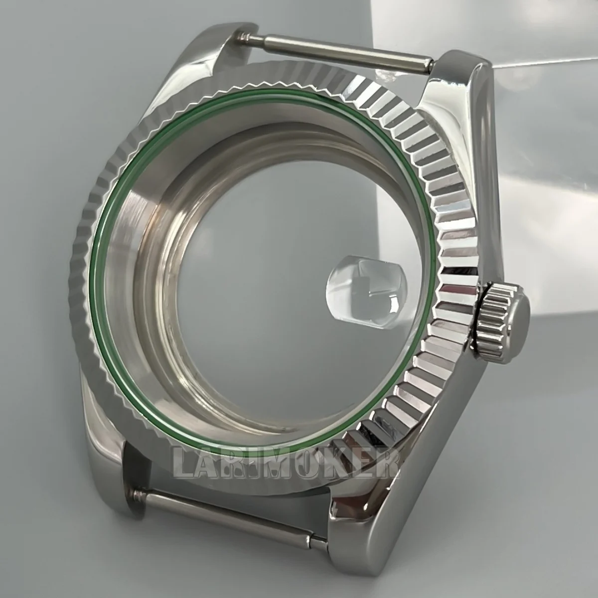 

36mm 39mm case green edge and glass edge stainless steel strap sapphire glass suitable for NH35 NH36 Miyata DG PT5000 movements