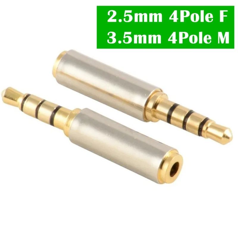 

5pcs 3.5 Male To 2.5 Female Audio Adapter 2.5mm To 3.5mm Mobile Phone Computer Tablet Adapter