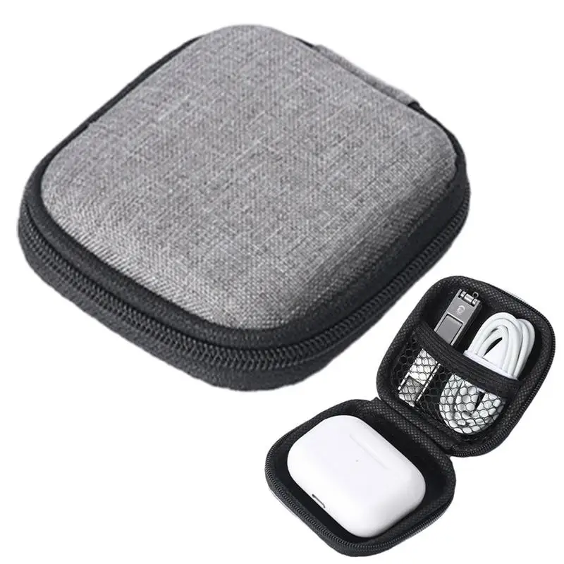 Cable Storage Bag Portable Digital USB Gadget Storage Pouch Dustproof Charger Plug Electronic Organizer Travel Cable Organizer