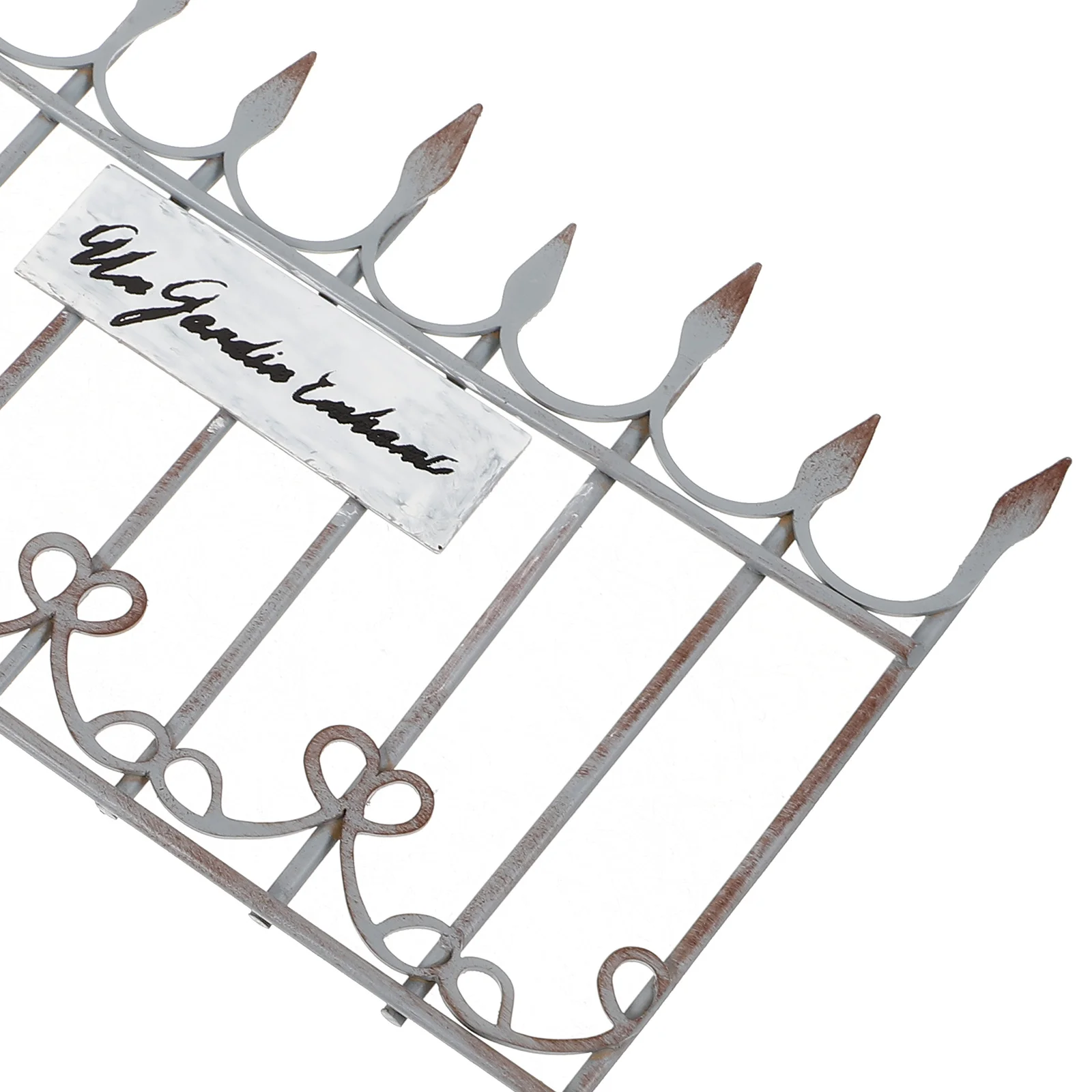 

Miniature Iron Fence Smooth Safe Surface Durable Mini Garden Dollhouse Decoration Micro Landscape Ornament Mini Fence