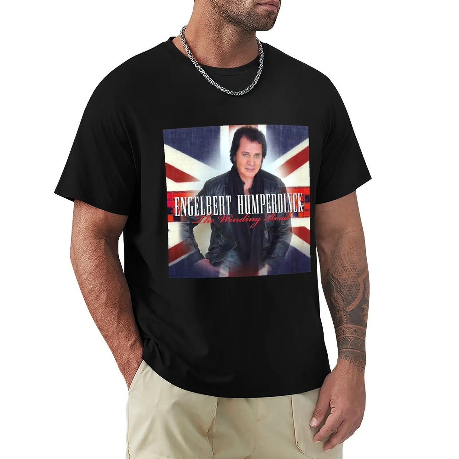 Engelbert country rock singer T-Shirt Active Wear Sports T-Shirt for Men