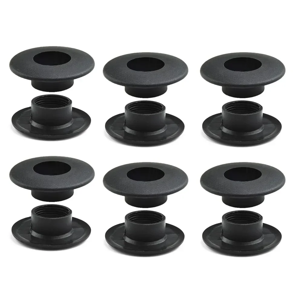 

Bushing Table Bearing Soccer Football 16mm Replacements Spare Parts Foosball Hobbies Toys Black Plastic 10 PCS