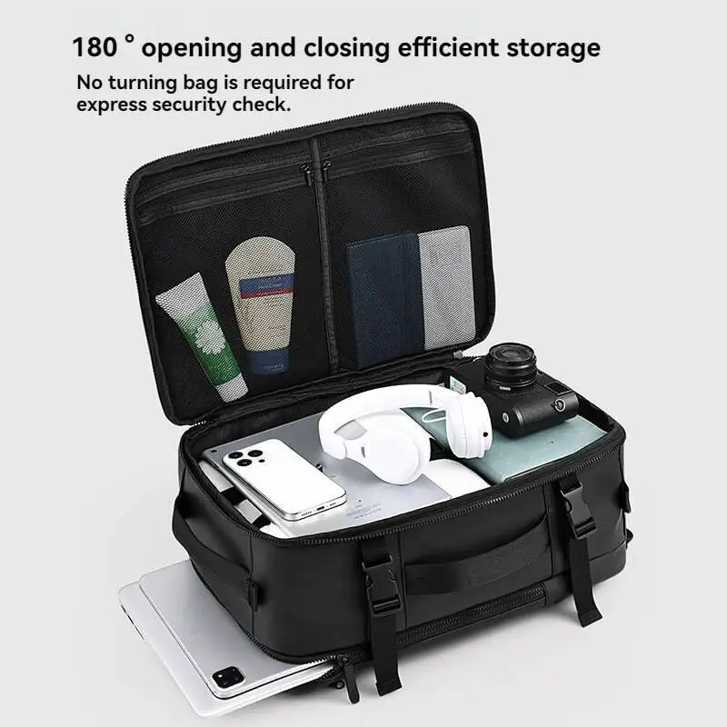 Travel Backpack Short Distance Airplane Ryanair Cabin Bag 180°open Close Women Men Leisure School Laptop Bag Carry On Luggage view 2