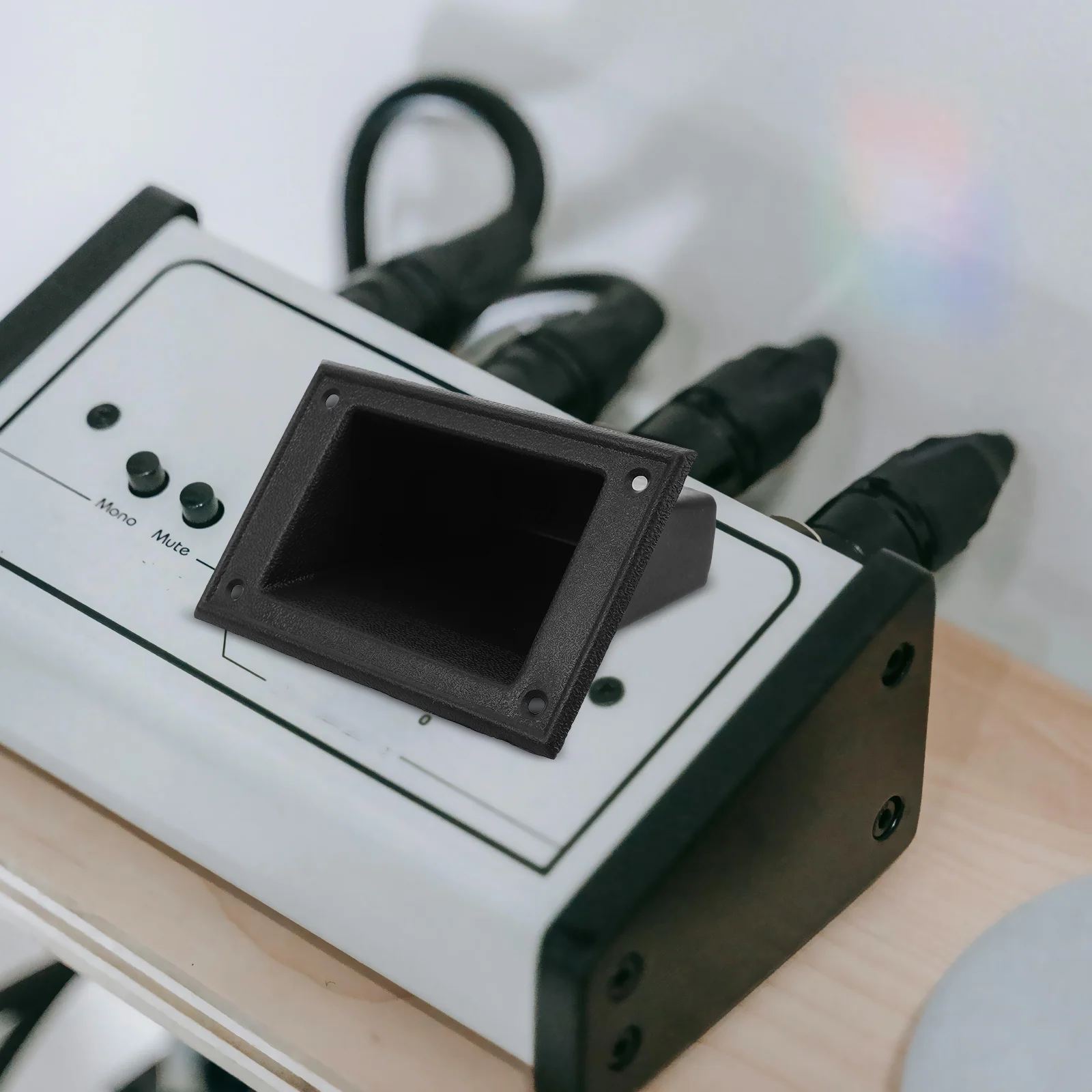 

8pcs Speaker Handle Black Removable Lift Pull For Stage Box Drawer Tool Cabinet Portable Compact Durable Replacement Case