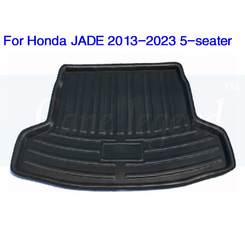 Fit For Honda JADE 2013-2019 5-seater Rear Trunk Cargo Mat Boot Liner Tray Floor Carpet Mud Kick Protector Pad 2014 2015 2016