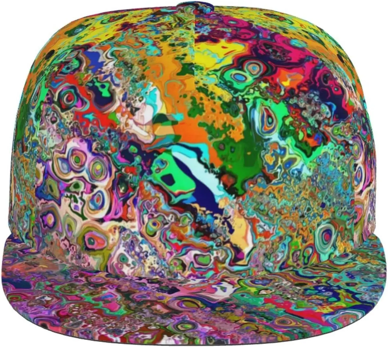 Trippy Psychedelic Baseball Hat Caps Sun Protection Hat Outdoor Trucker Hat Adjustable Size for Women Men