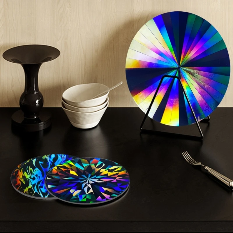 

Голографическая силиконовая форма для эпоксидной смолы со светом и тенью, сделай сам, рождественская форма для подставки под для