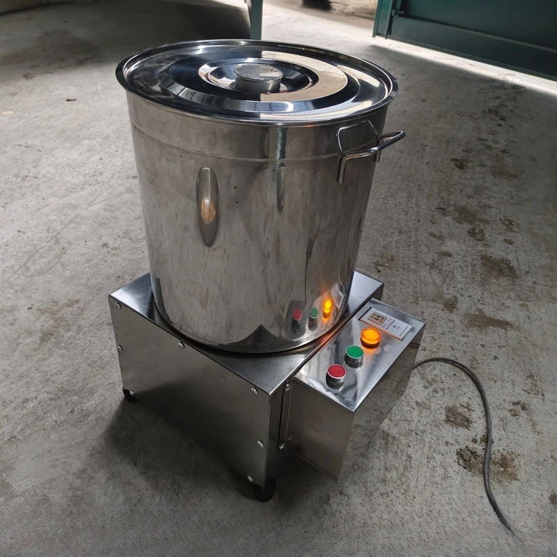 Automatic vegetable dehydrator, stainless steel food drying and squeezing vegetable artifact degreasing machine