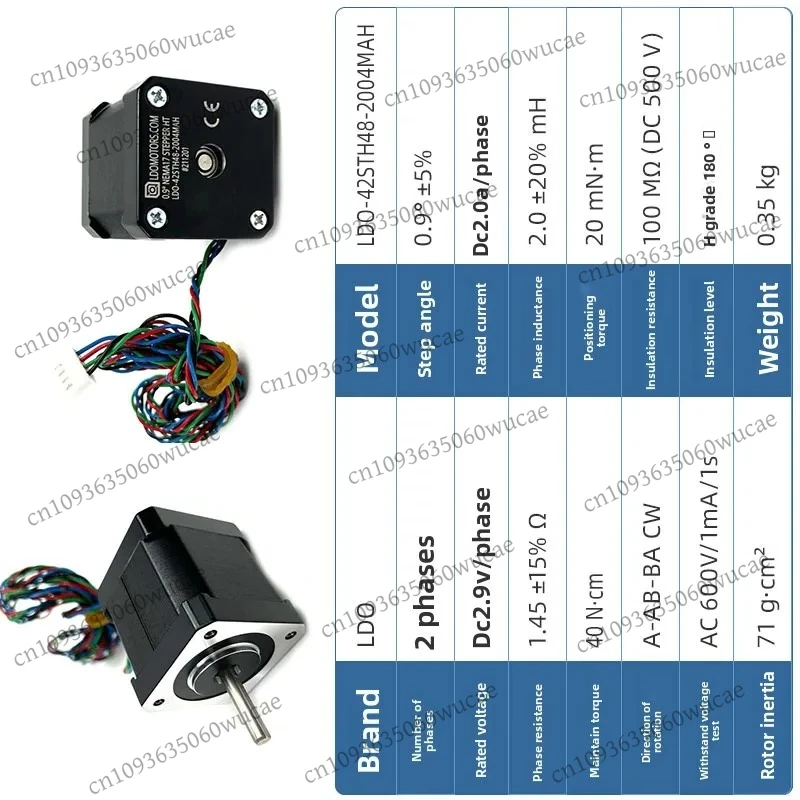 

Brand new original LDO LDO-42STH48-2004AC/ LDO-42STH48-2004mah stepper motor for3D printer accessories