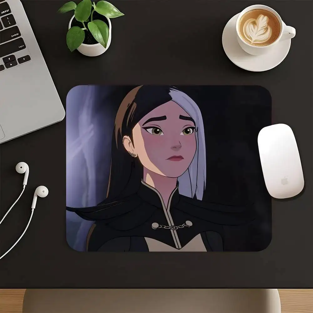 The Dragon Prince Mousepad Small LockEdge Mouse Pad For Gamers Computer Desk Pad Rectangular Anti-slip Rubber